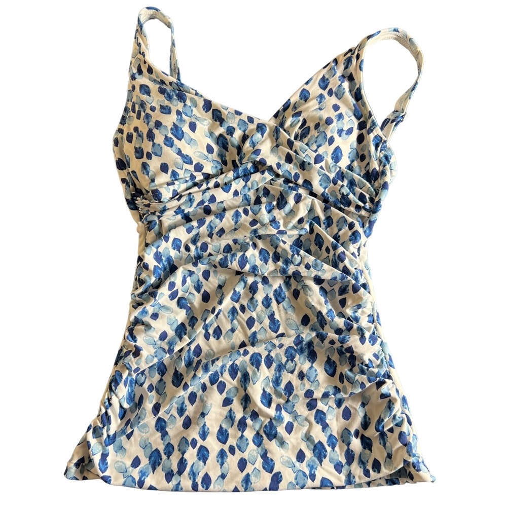NipTuck Feather Pattern Swimsuit Top Size‎ 4